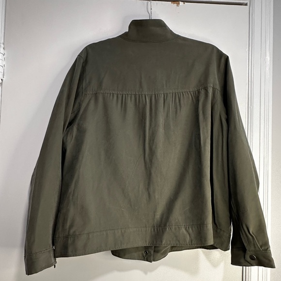 Old Navy Casual Utility Military Jacket Army Green Women's Size 2X Snap Closure. - Picture 3 of 13